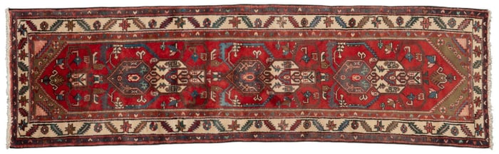 Handwoven Iranian Rug Runner, 9 ft. 11 in. x 2 ft. 11 in.