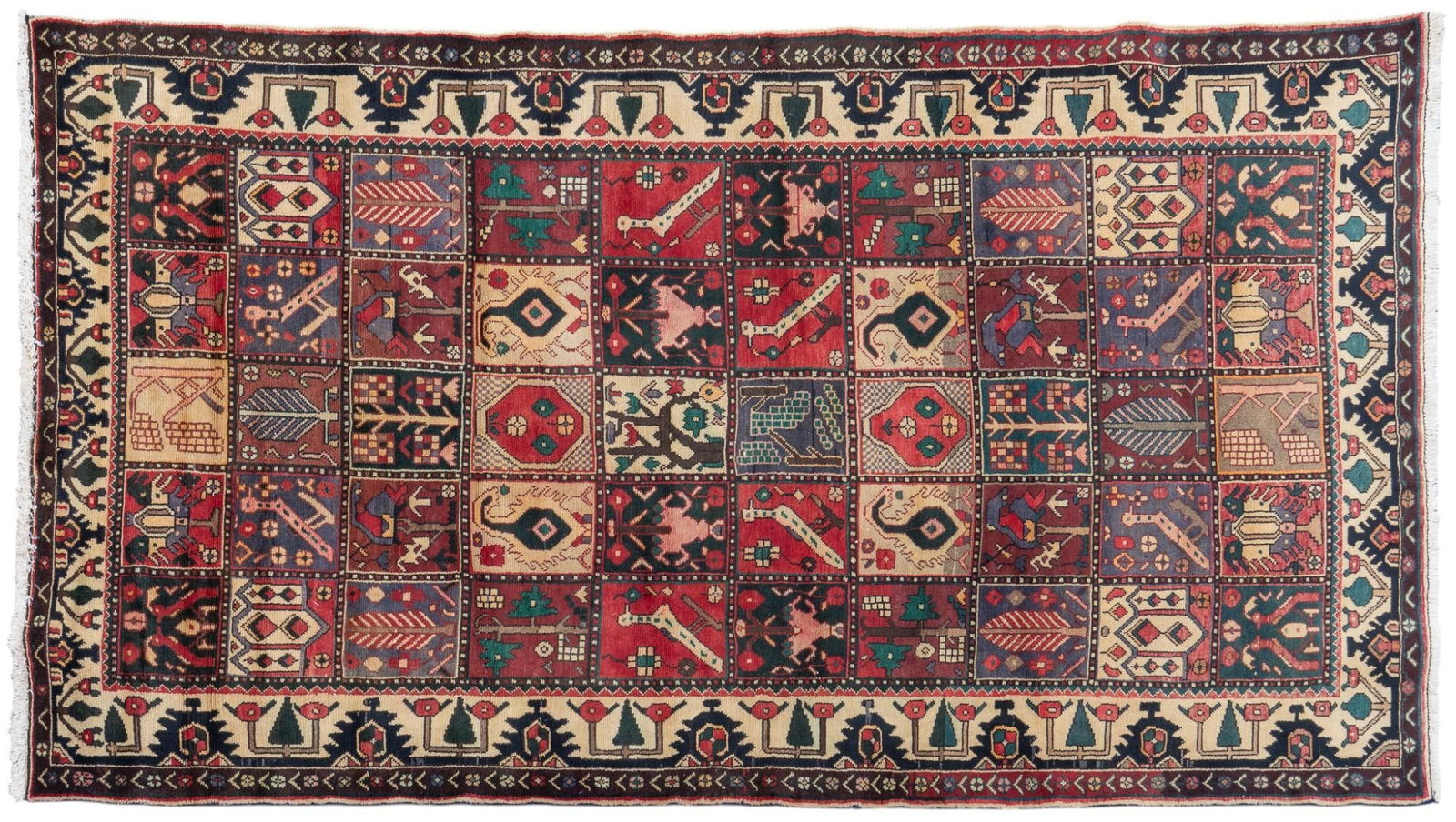 Handwoven Bakhtiari Rug Runner, 9 ft. 9 in. x 5 ft. 4 in. (1 of 5)