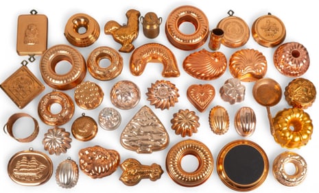 Copper Jelly Molds