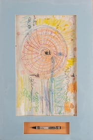 Brother Cletus Behlmann, Crayon Study