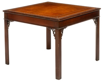 Mahogany Square Side Table