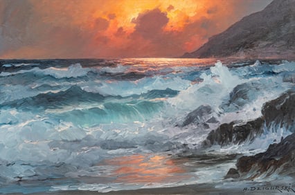 Alexander Dzigurski, Ocean Sunset