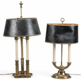 Pair of Stiffel French Style Bouillotte Lamps
