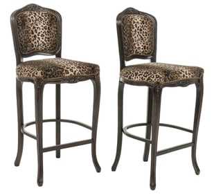 Pair of Louis XV Style Barstools
