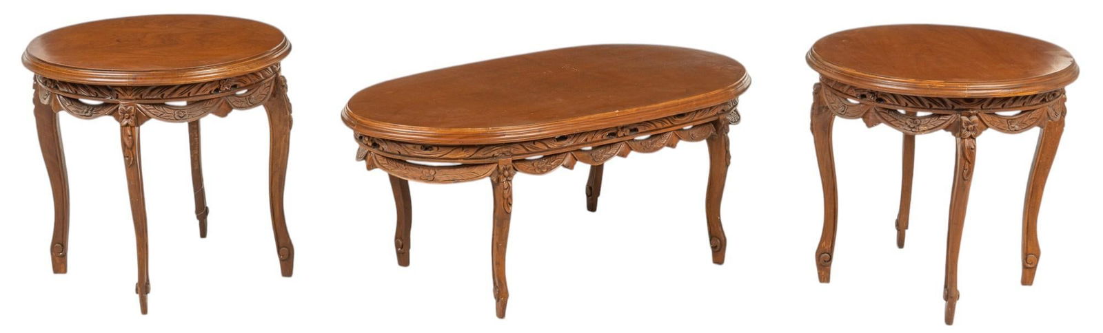 (3) Small Wooden Tables (1 of 8)