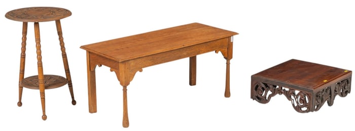 (3) Vintage Wooden Furniture Pieces