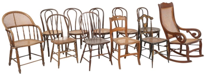 (11) Various Vintage Chairs