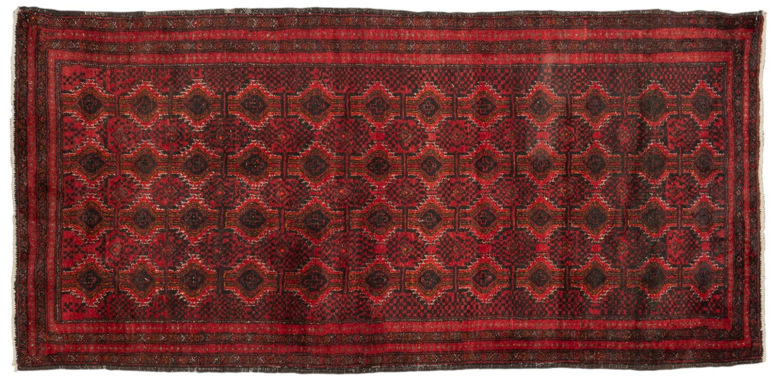 Handwoven Bokhara Rug Runner, 6 ft. 4 in. x 3 ft. (1 of 4)