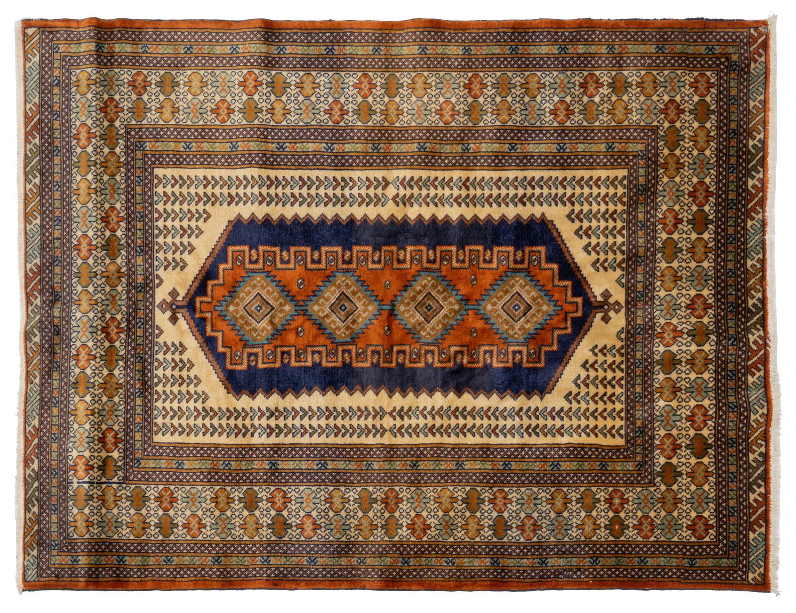 Turkman Style Estate Rug, 6 ft. x 4 ft. 6 in. (1 of 4)