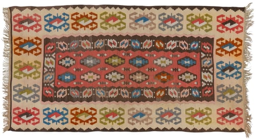 Handwoven Kilim Rug, 6 ft. x 3 ft. 2 in.