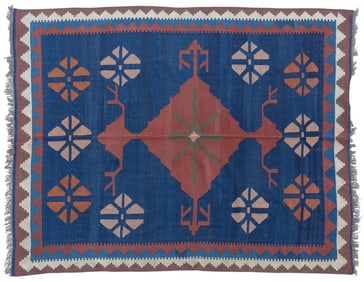 Turkish Kilim Rug, 8 ft. 5 in. x 6 ft. 8 in.