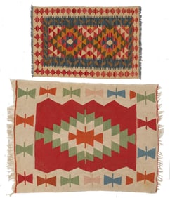 (2) Kilim Rugs