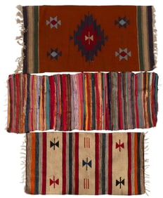 (3) Small Rugs