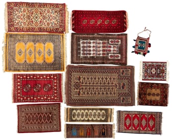 Collection of (14) Small Rugs