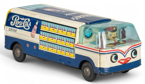 Vintage Litho-Tin Pepsi Cola Truck
