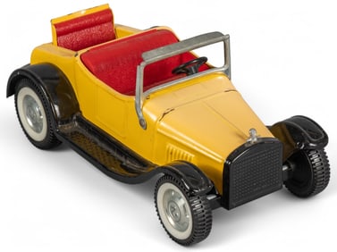 Vintage Nylant Toys Yellow Roadster