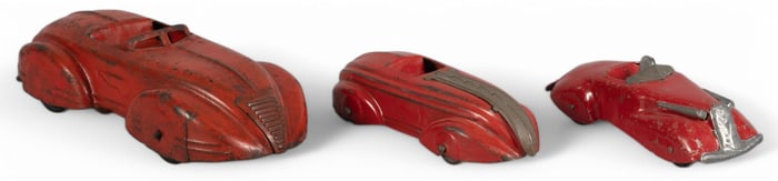 (3) Pressed Steel Wyanndotte Toys