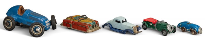 (5) Vintage Toy Cars