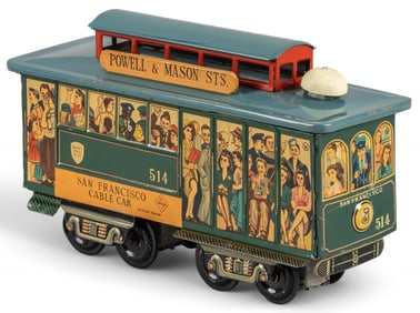 Vintage Litho-Tin San Francisco Cable Car