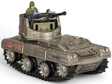 Vintage Anti-Aircraft Army Tank M-75