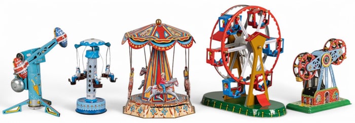 (5) Litho-Tin Reproductions