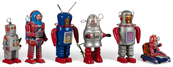 (6) Litho-Tin Reproductions