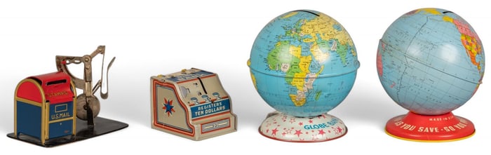 (4) Vintage Coin Banks