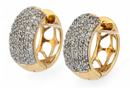 14K Diamond Earrings