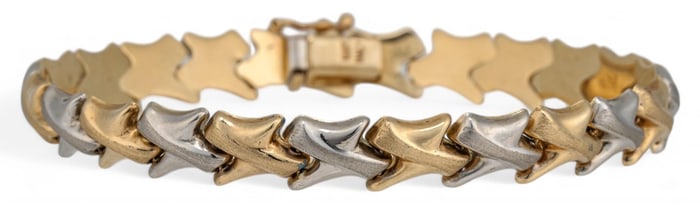 Italian 14K Bi-Color Bracelet