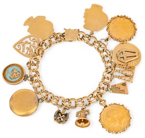 14K Charm Bracelet