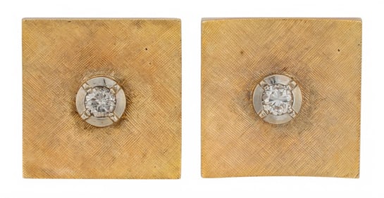 14K Diamond Earrings