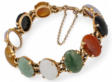 14K Jade Bracelet