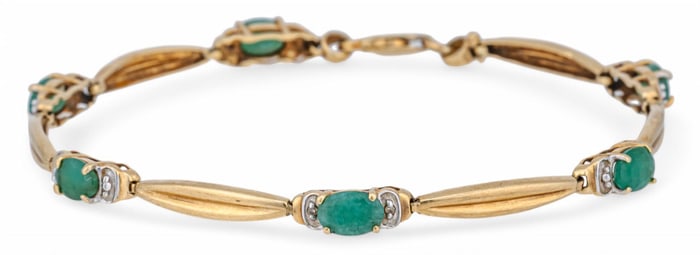 10K Sapphire Bracelet