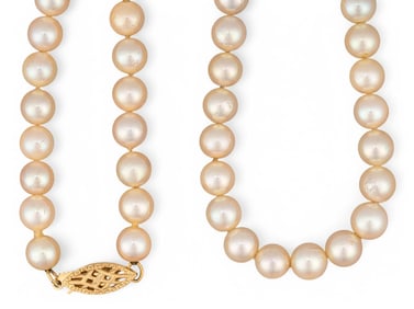 Opera Length Pearl Necklace