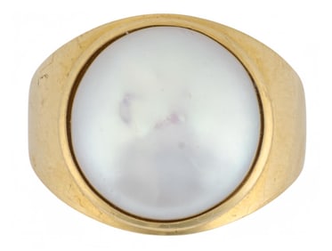 14K Pearl Ring