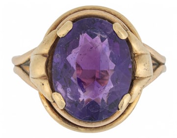 14K Amethyst Ring
