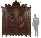 French Gothic Style Armoire