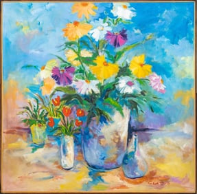 Brother Cletus Behlmann, Large Floral Still Life