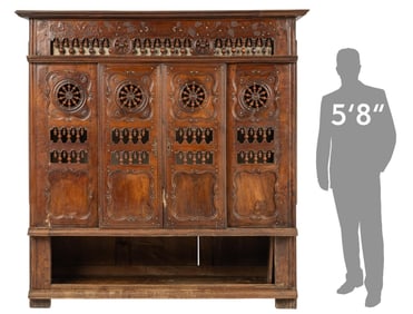 Antique French Breton Cupboard
