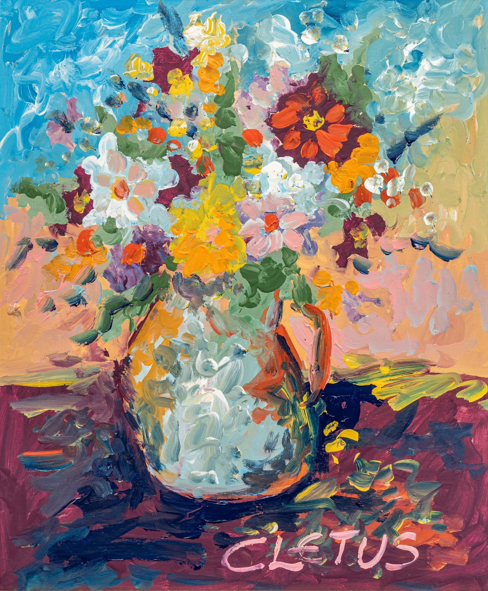 Brother Cletus Behlmann, Floral Arrangement (1 of 5)