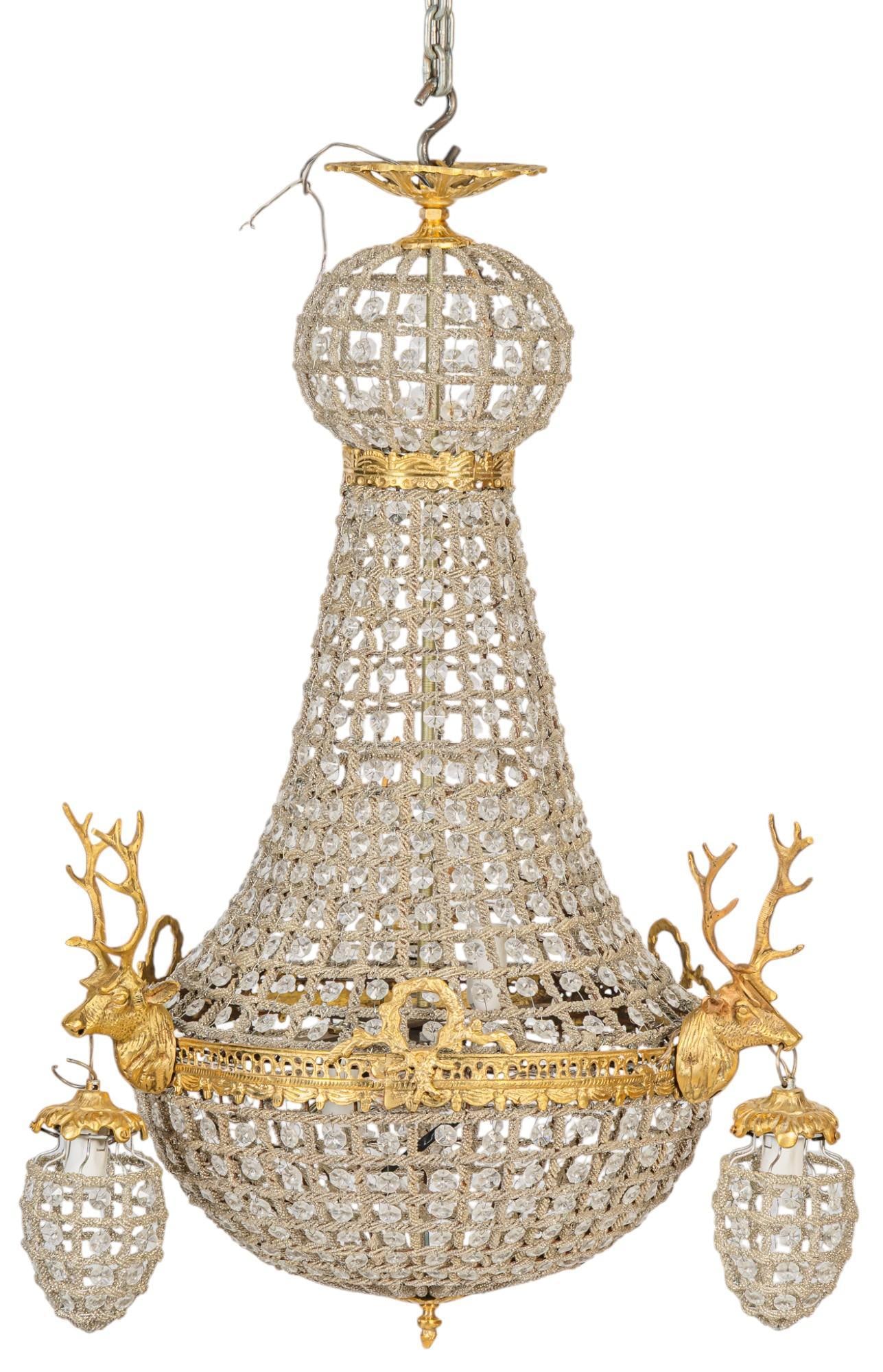 Empire Style Beaded Chandelier (1 of 8)