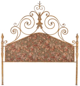 French Wrought Iron Headboard