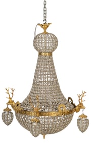 Empire Style Beaded Chandelier