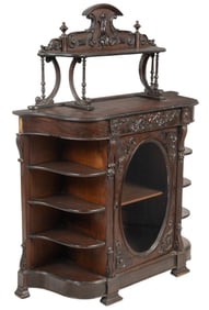 American Rococo Revival Style Etagere