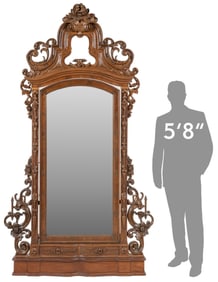 Rococo Revival Style Mirror