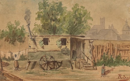 Signed Botrel, Romani Wagon