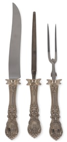 Set of (3) "Francis I" By Reed & Barton Sterling Carving Set