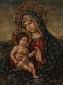 Enrique Ortiz, Madonna and Child