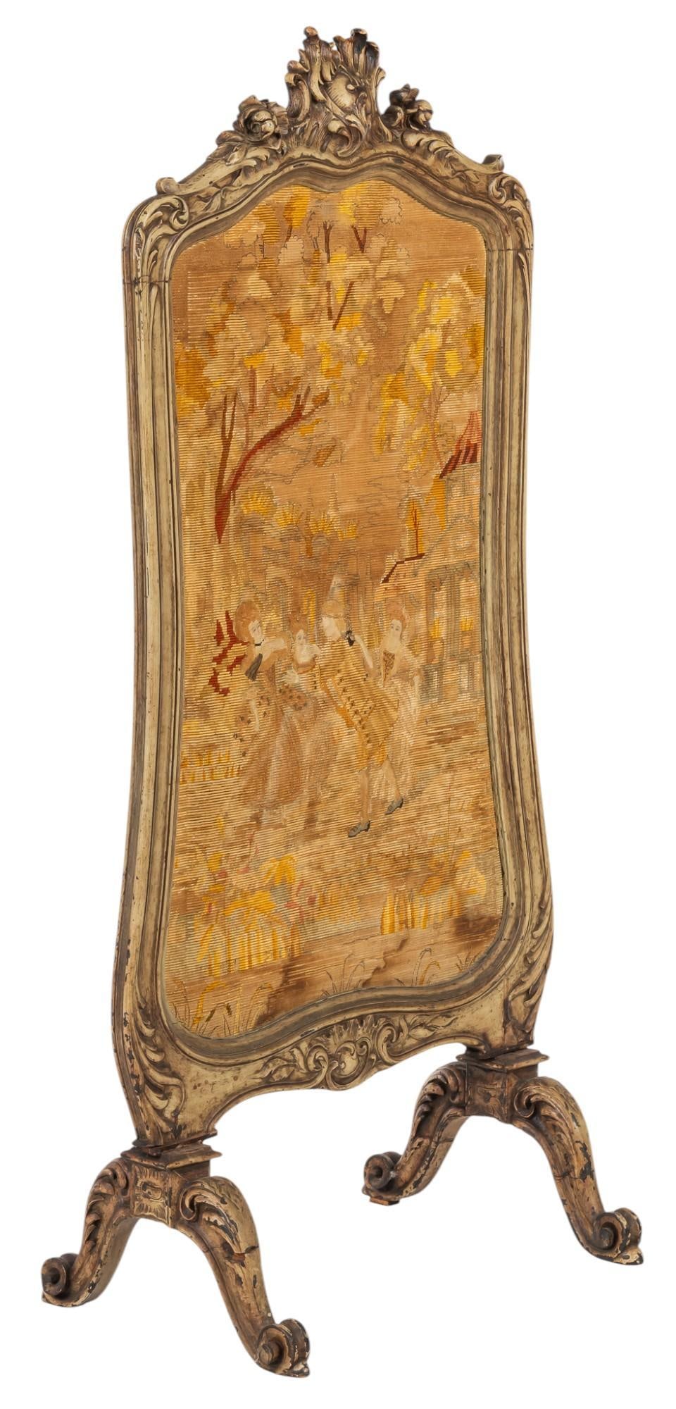 Rococo Revival Style Fire Screen (1 of 8)