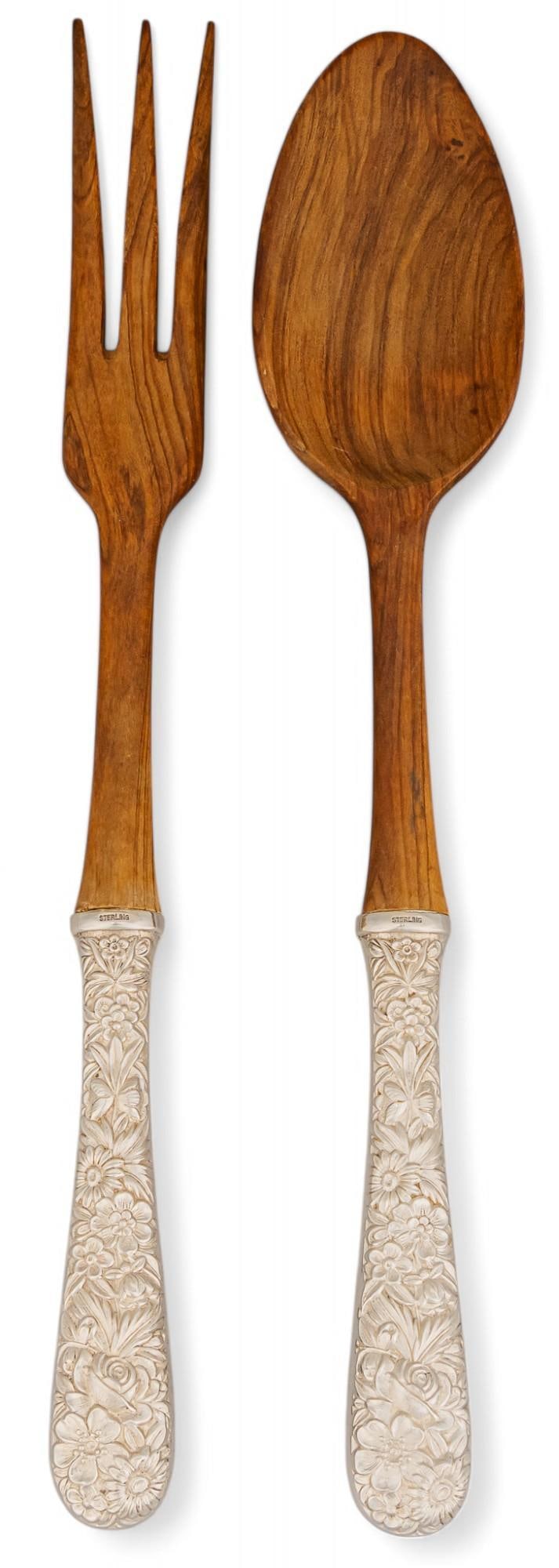 "Repousse" by Kirk & Son Sterling Silver Salad Set (1 of 6)